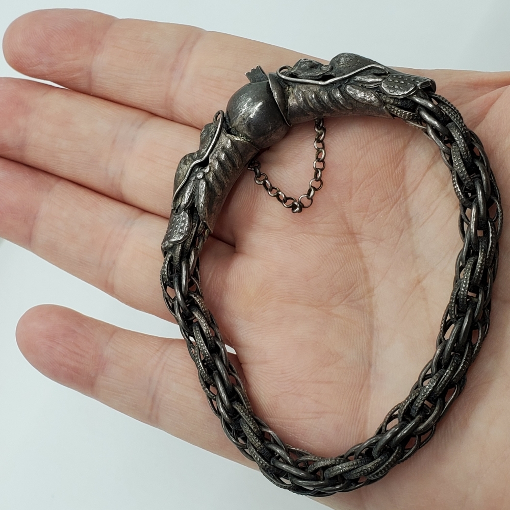 vintage sterling silver handmade bracelet